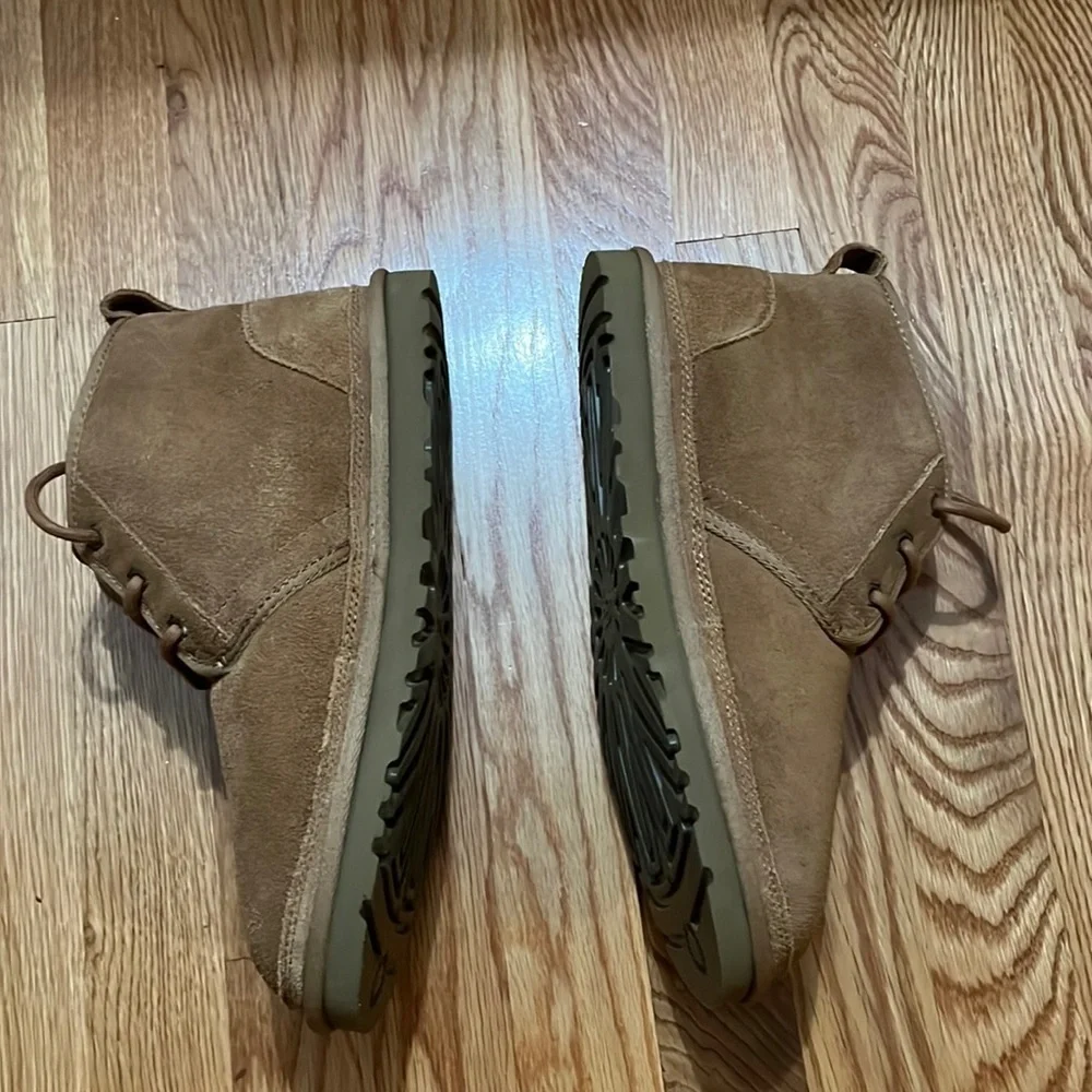 UGG × Charcoal Neumel Chukka Suede in Chestnut Men's Sz 10 NEW